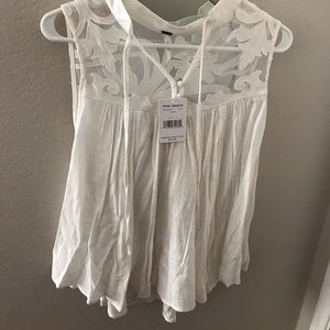 Free People Western Romance Tank (Ivory)